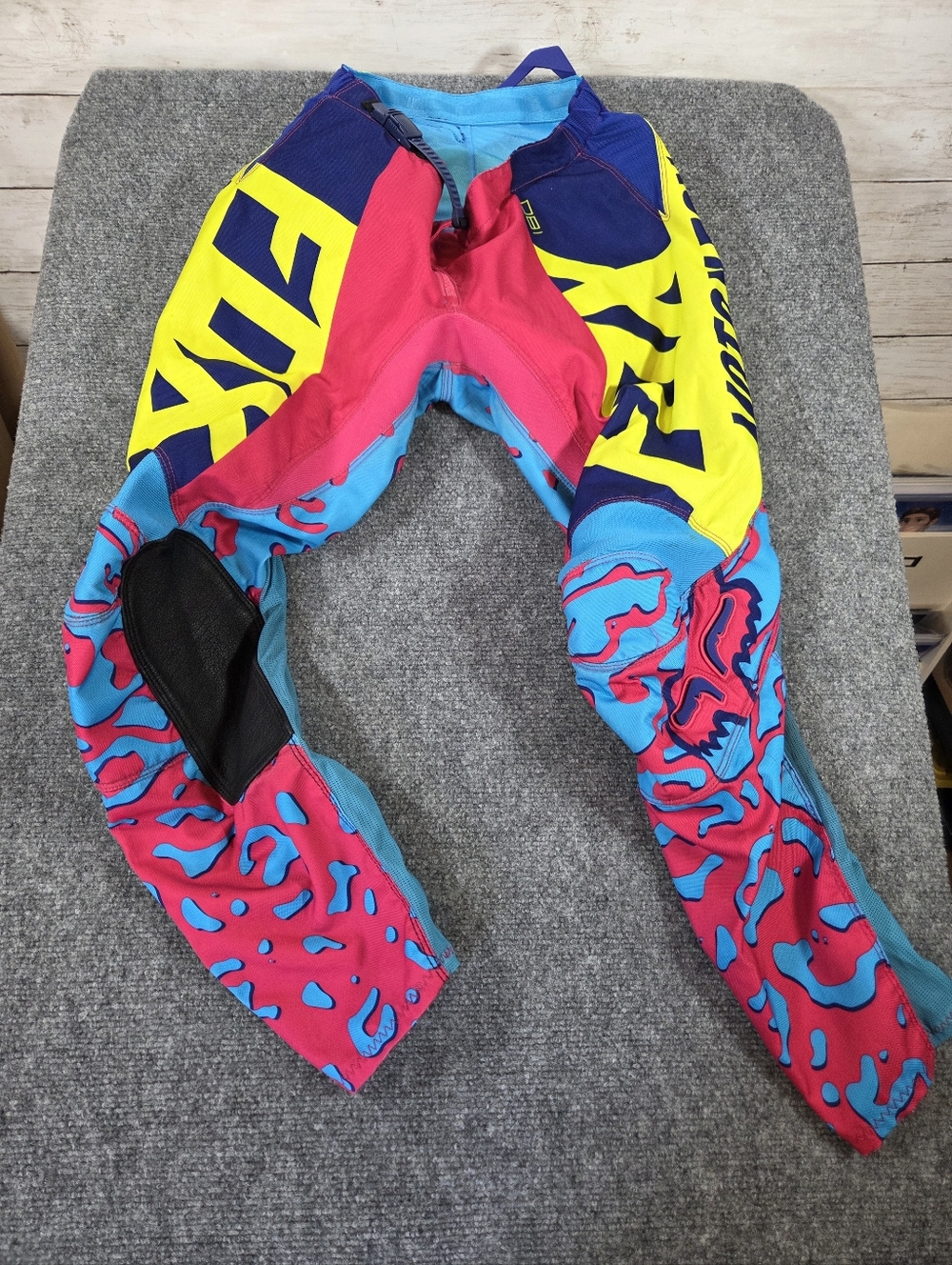 Fox Racing Motocross Pants Neon Colorblock MX Riding Pants  (See Measurements)